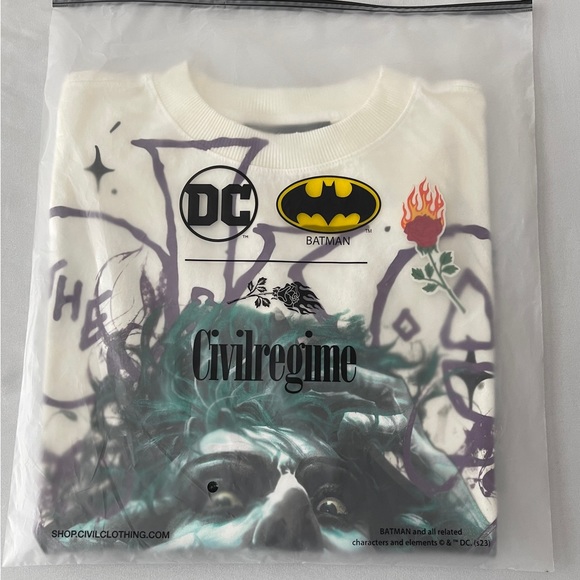 Civil Regime Joker Oversized Tee - Picture 4 of 5